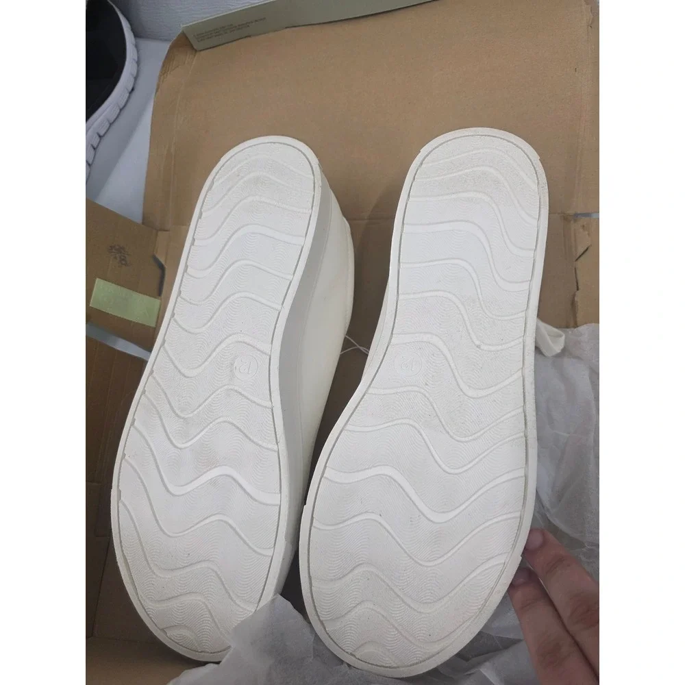 Goodfellow & Co Cade Mens White Lace Up Sneakers Casual Shoes Size 12 New